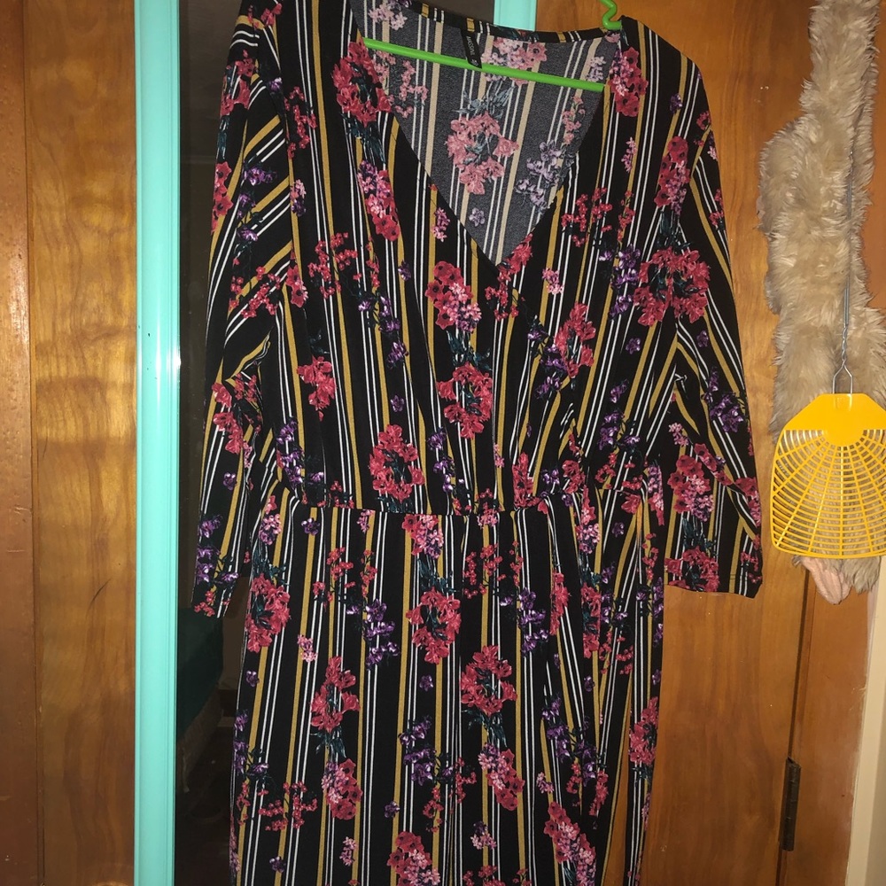 Floral Knee Length Dress